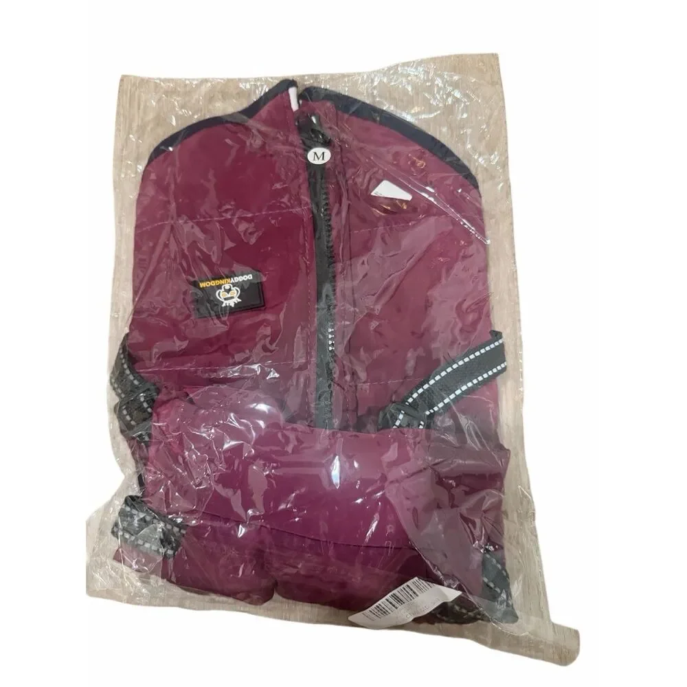 NWT Doggy Kingdom Winter Jacket for Dogs- purple, size M